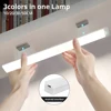Motion Sensor Night Lights Wireless LED USB Rechargeable Magnetic For Wardrobe Room Closet Kitchen Aisle Detector Cabinet Lamp 4
