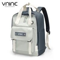 V.NINE Backpack Unisex Laptop Backpacks Men 15 inch Back Pack Bag Women Aesthetic Oxford Waterproof Couple Bagpack Multi Pockets 2