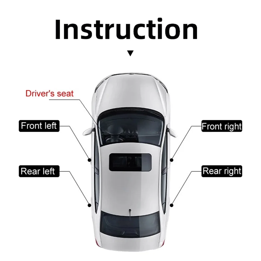 

1K8837879 5KD837879 Front Left Door Handle Lock Cylinder Cover for Golf 6 Passat Sharan Skoda Superb Seat White