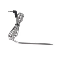 1pc BBQ High-Temperature Meat Probe CC-N01 14cm 5.5 Inch fit Camp Chef wood Pellet Grill 120cm Heat Wire 3.5mm Universal Adapter 2