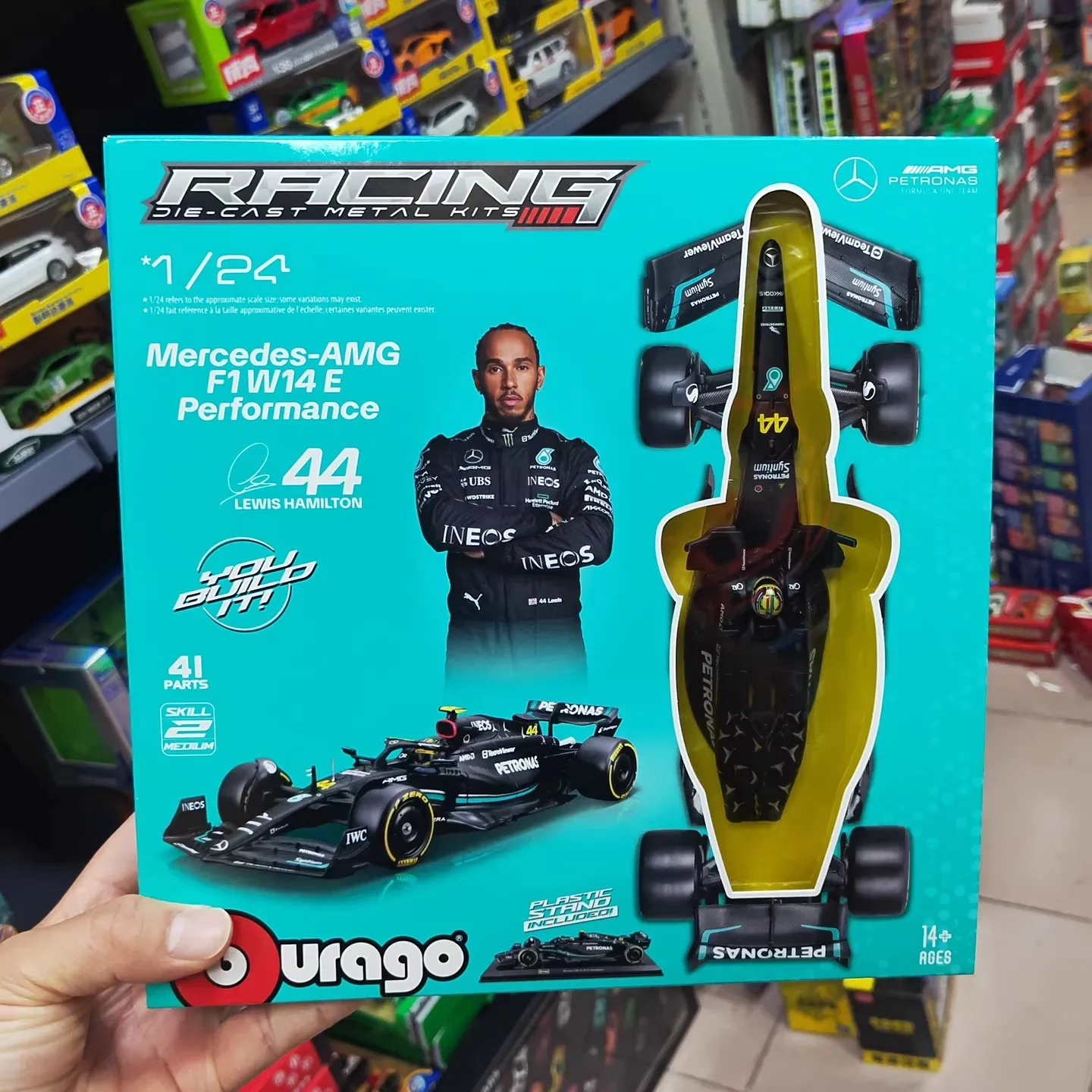 Bburago 2024 F1 Ferrari SF-24 Model Kit #16 Charles Leclerc Monaco GP Simulation Alloy Micro-Diecasting Car Model Toys Ornaments