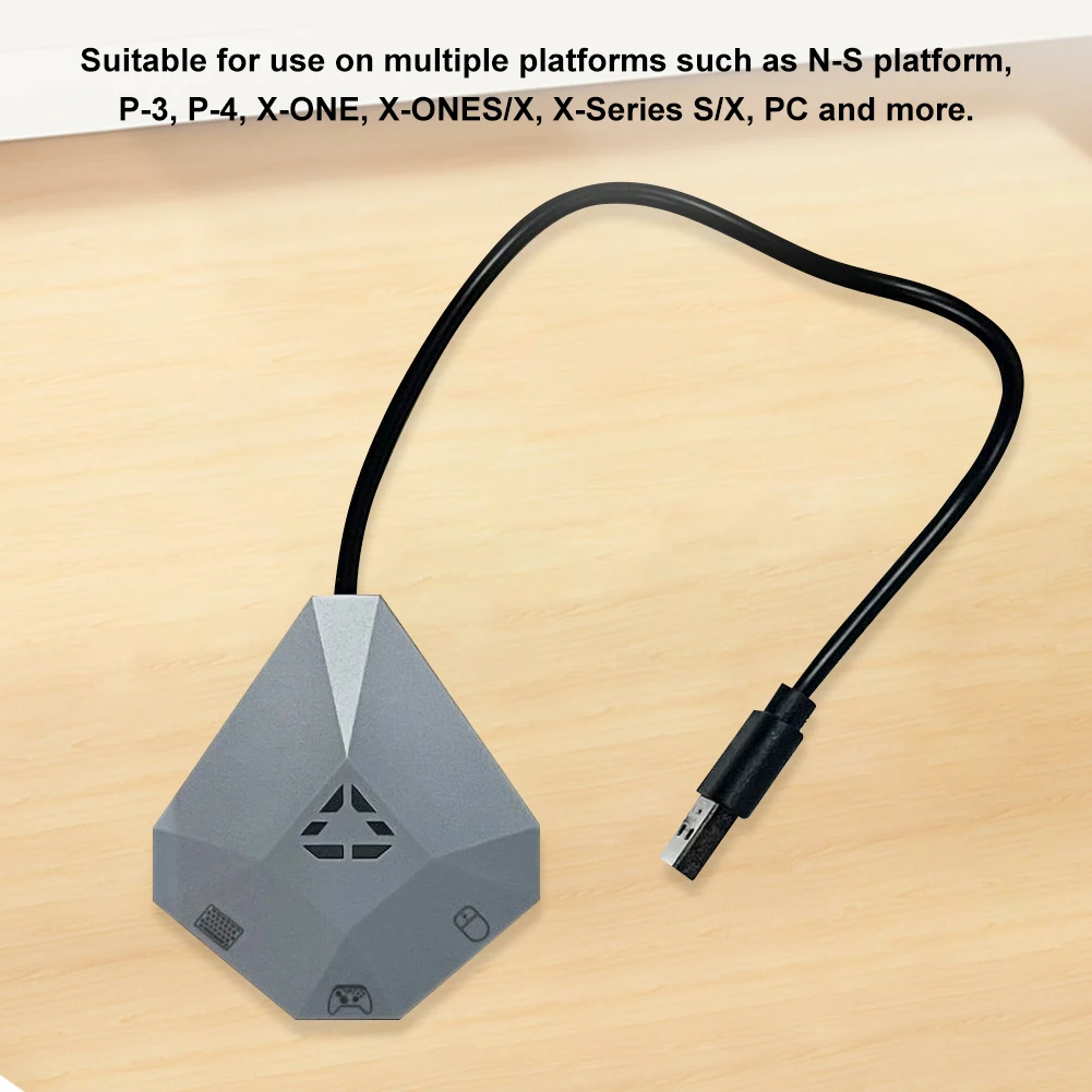USB Wired Keyboard and Mouse Adapter Mobile Gamepad Keyboard Mouse Adapter for NS/Playstation 4/Playstation 3/Xbox One