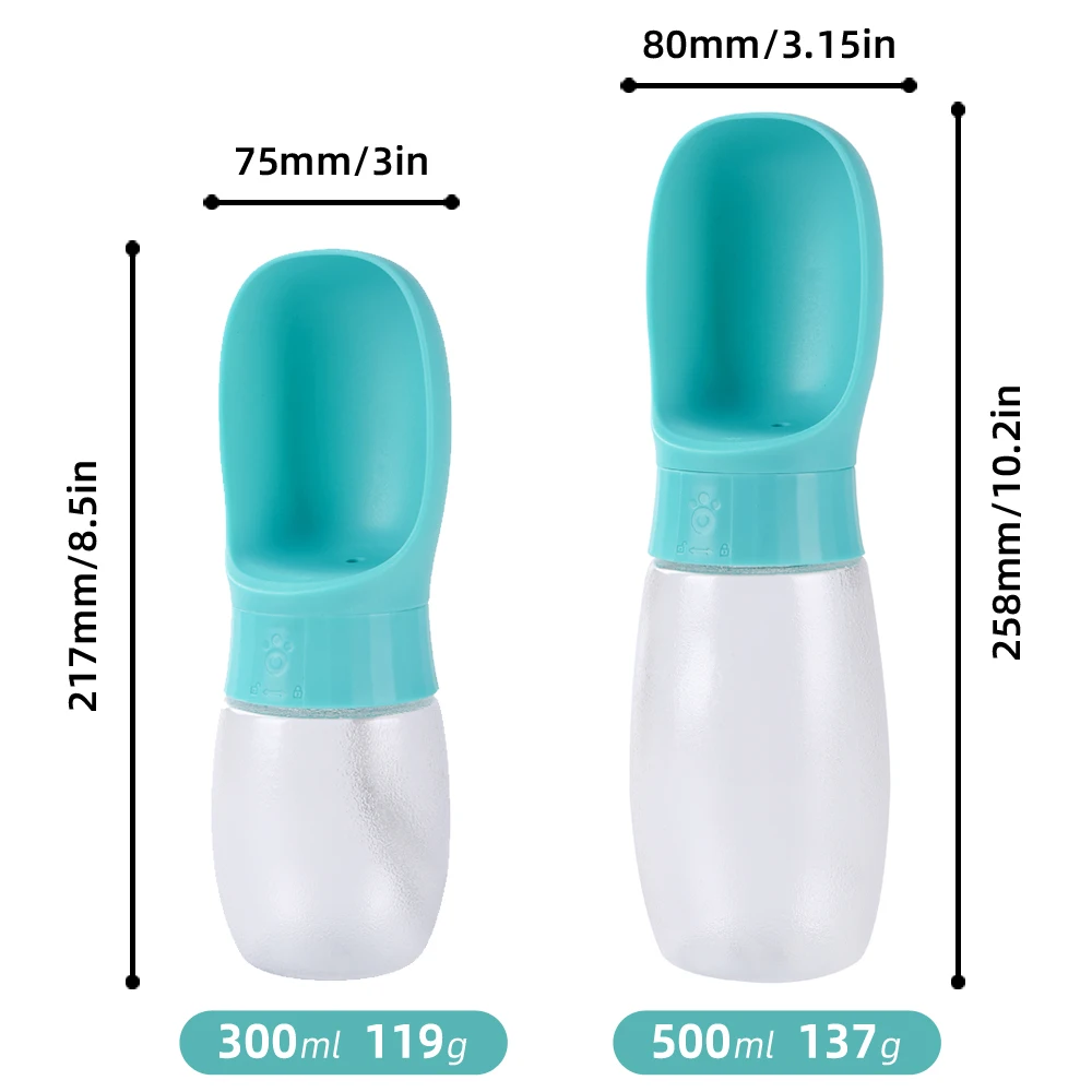 500ml Big Dog Water Bottle Portable Drinking Bowl For Small Medium Dogs Cat Travel Hiking Puppy Pet Water Dispenser Cup Labrodor 2