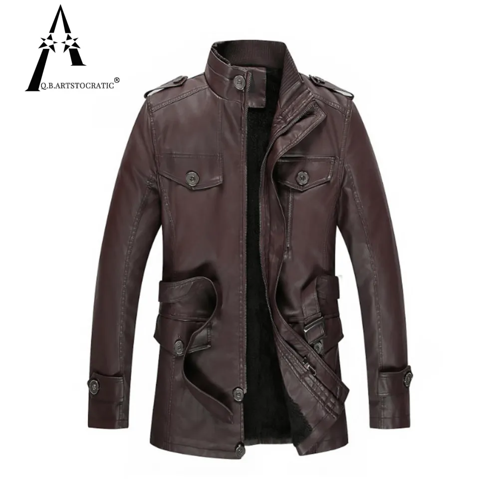 Удлиненная Кожаная Куртка Мужская Купить