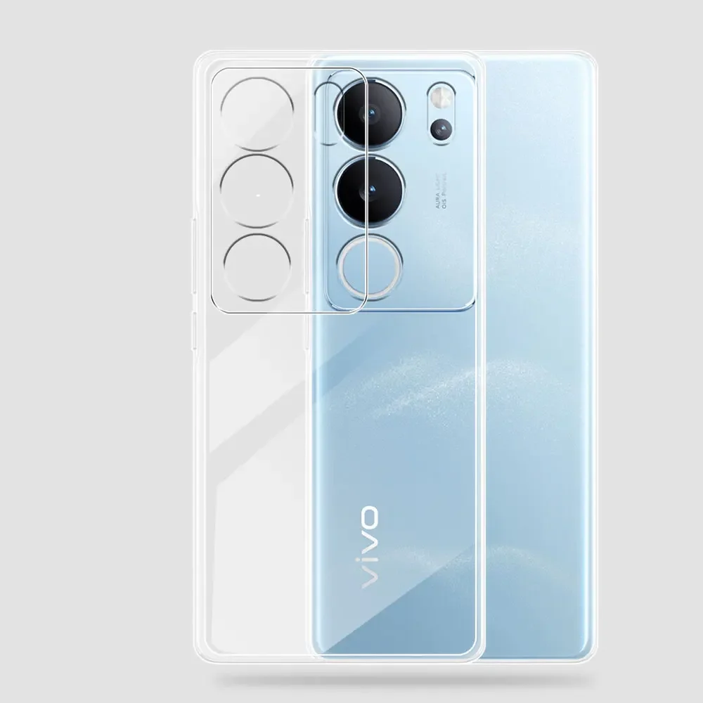 Clear Silicone Soft Phone Case - Durable Transparent Coque Cover