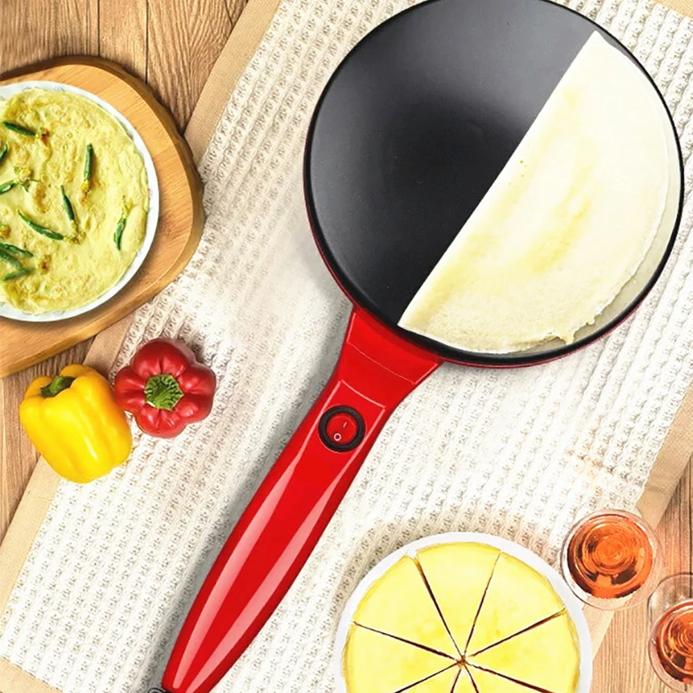 6/8/10 Inch Nonstick Crepe Pizza Pan Maifan Stone Frying Pan Griddle Pancake  Flat Skillet Tortilla Pan with Detachable Handle - AliExpress