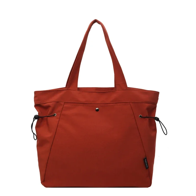 Bolso de mano Oxford Spinning de gran capacidad 2024 de alta calidad con cremallera, color sólido, a la moda, suave, versátil y sencillo