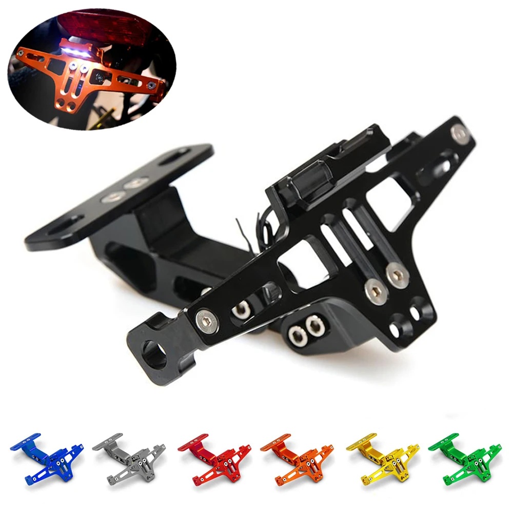 

Motorcycle CNC Rear License Plate Mount Holder with Fit For Yamaha YZF-R1 YZF-R6 YZF-R6S YZF-125 YZF-R15 YZF1000 YZF750R