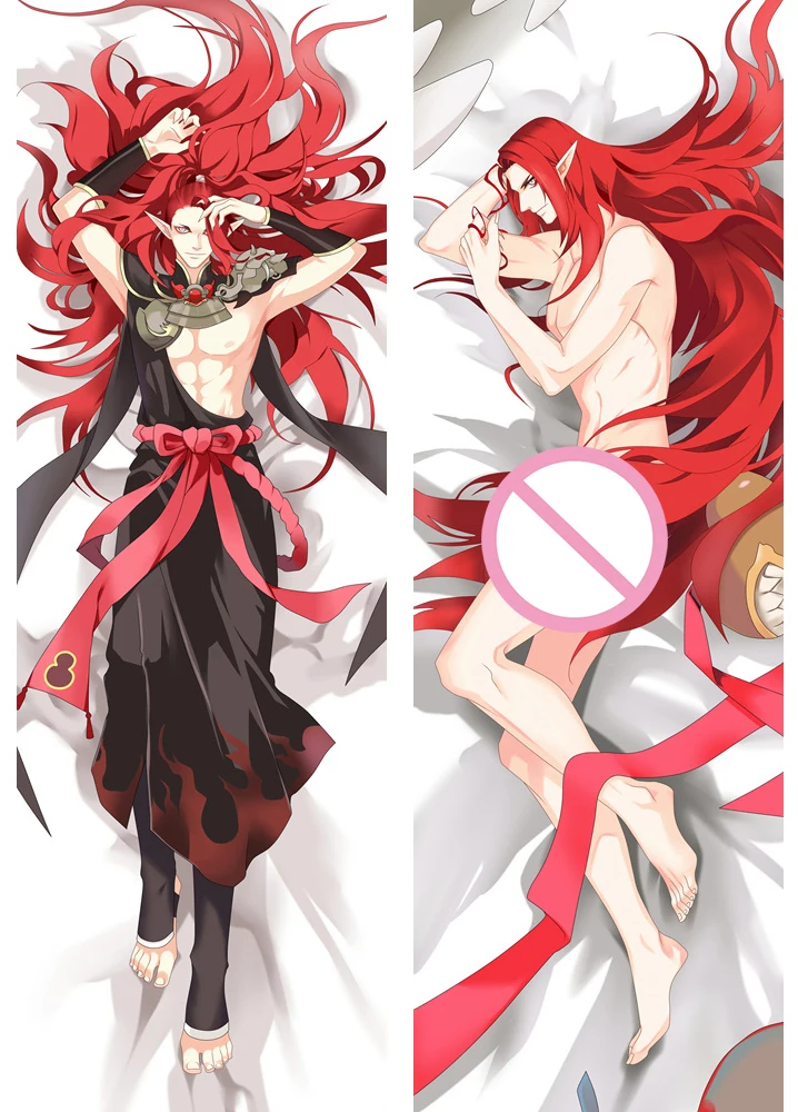 60*180CM Dakimakura Pillowcase Customize Cartoon Game Character Bedding Pillow Case Hugging Fullbody Pillow Cases