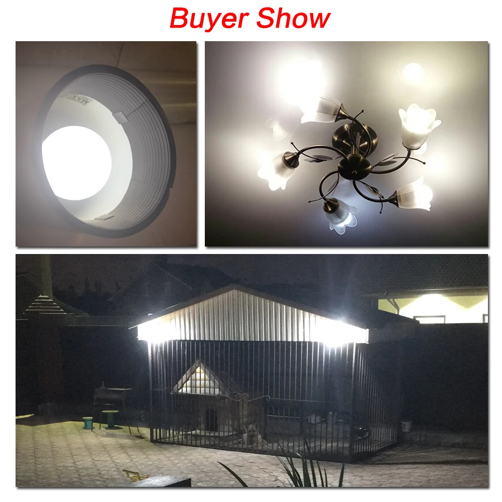 LED Bulb Lamps E27 AC220V 240V Real Power 18W 15W 12W 9W 6W 3W Lampada Spotlight Table lamp Light 10pcs