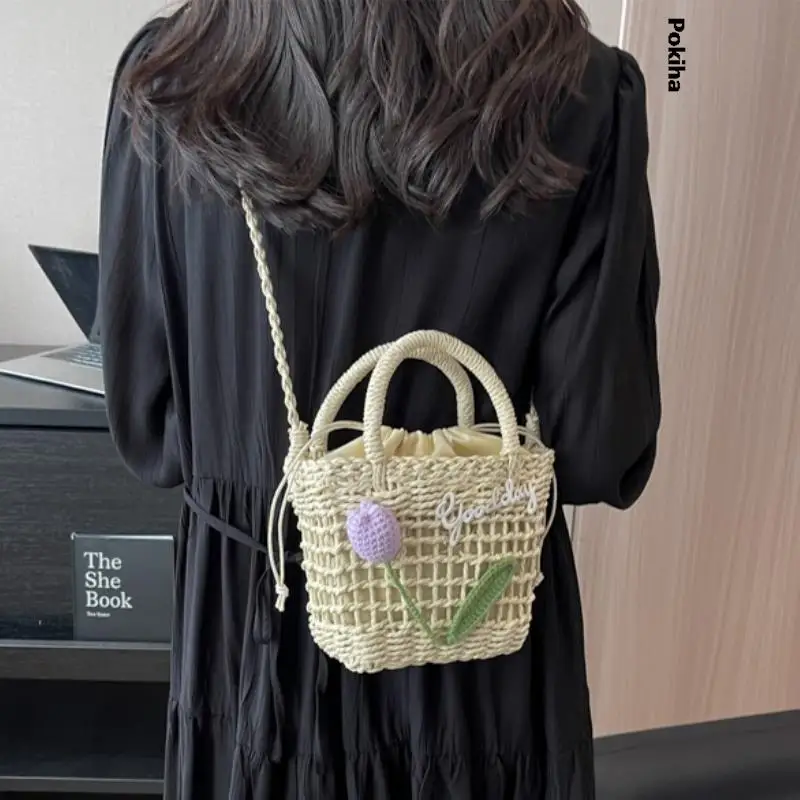 Summer Straw 2023 New Women's Shoulder Bags Designer Versatile Casual