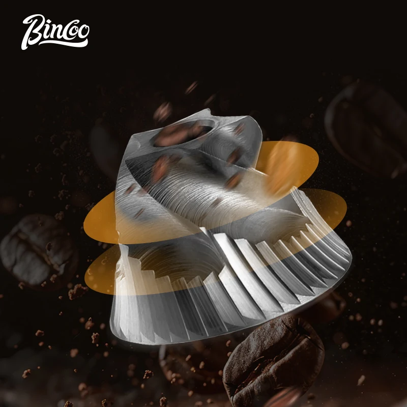 Bincoo مطحنة حبوب القهوة الكهربائية طحن القهوة الت...