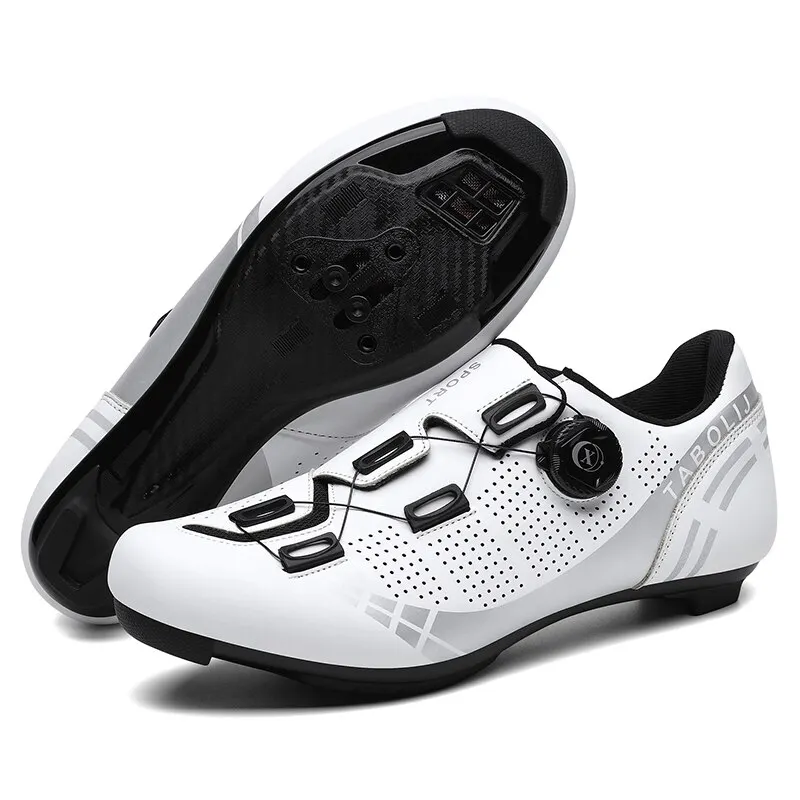 Cycling Shoes Baasploa Men Breathable Road Bike MTB Professional Lightweight Mountain Racing Non-slip