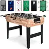 2x4ft 10-in-1 Combo Game Table Set for Home, Game Room, Friends & Family w/Hockey, Foosball, Pool, Shuffleboard, 1