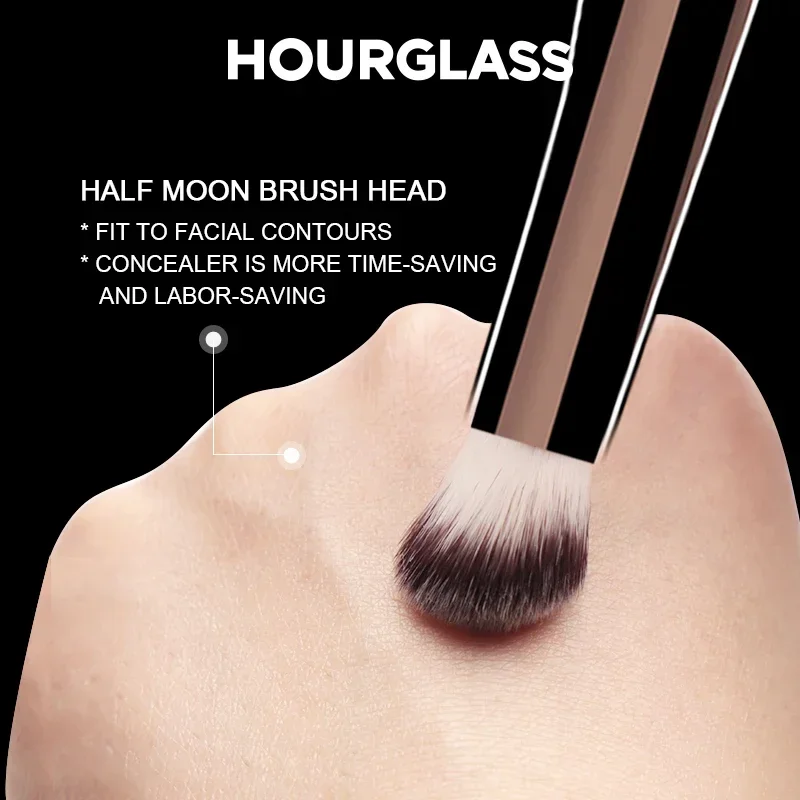 Hourglass Makeup Brush Set Loose Powder Powder Blusher Foundation Eye Shadow Eyebrow Eyeliner Concealer Brush Makeup brush set Makeup brush Lip brush Eyelashes brush Facial mask brush Eyelash removal brush Eyelash cleaner brush Eyelash brush Makeup tool set Makeup tool