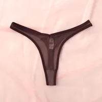 Tongs sans couture pour femmes minuscules Tangas Sexy string Lingerie femme translucide maille cordes doux t-back sous-vêtements Tangalar Tpanties 3