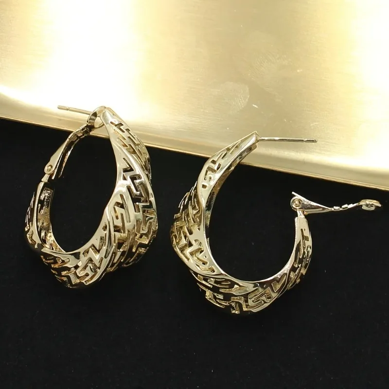 Fashion Jewelry Set for Men Women Vintage Elegant Necklace and Earrings Jewelry Set, Theme Ideal for Wedding Banquets - 4