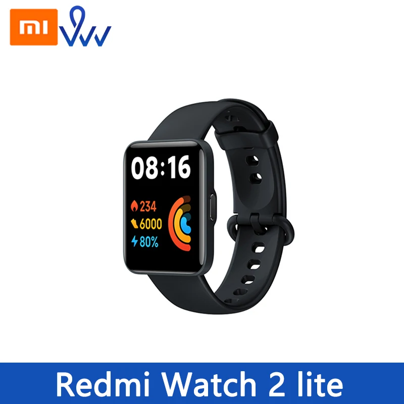 Xiaomi Relógio Redmi 2 Lite Smartwatch, 1,55 "Tela HD, Bluetooth 5.0