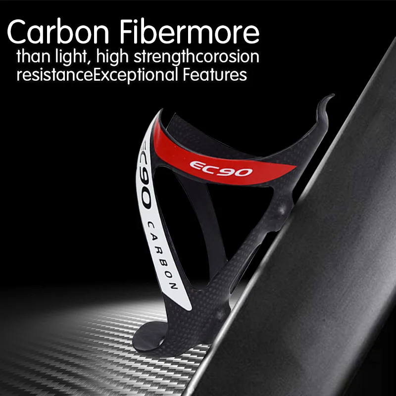 Portabottiglie Bici In Fibra Di Carbonio - Leggero E Resistente Per MTB E Corsa