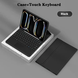 Premium Keyboard Case with Detachable Wireless Bluetooth and Pencil Holder - French (Black 3)