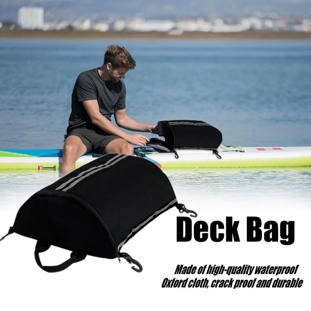 1pc scuba diving kayaking waterproof dry box container case Waterproof Paddle Board Storage Bag SUP Deck Bag For Paddle Boarding Kayaking Beach Boating Kayak Accessories39x29x13cm