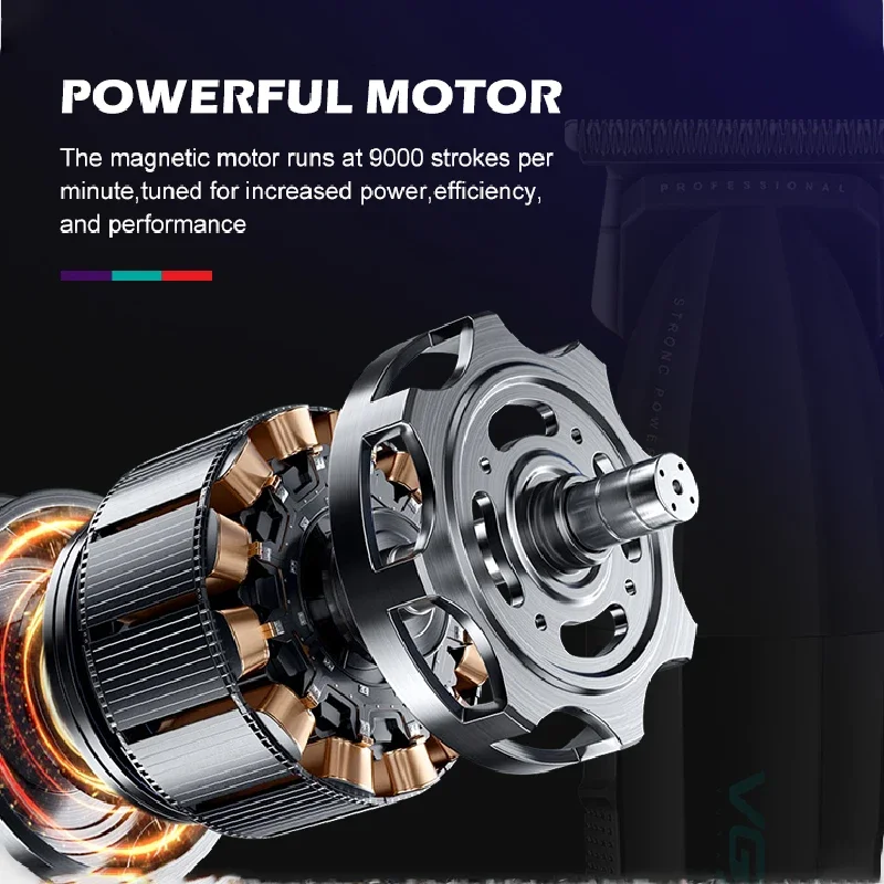 VGR الأصلي الحلاق المهنية الكهربائية الشعر المتقلب...