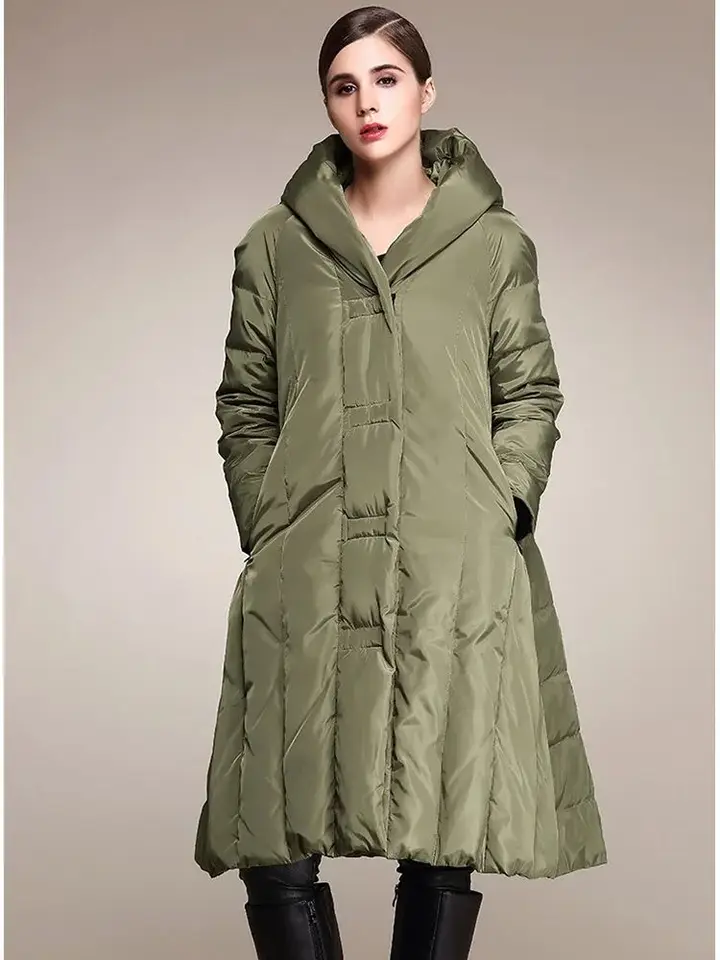 Winter fashion 90% Duck Down Coat Fashion Oversized Hooded