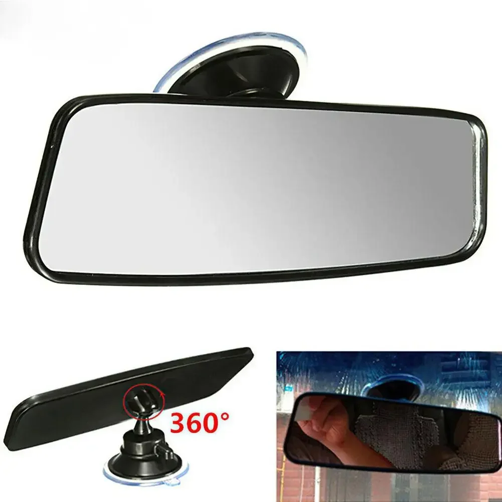 Adjustable Anti-Glare Panoramic Rear View Mirror – Universal Fit For Most Cars, SUVs, Trucks