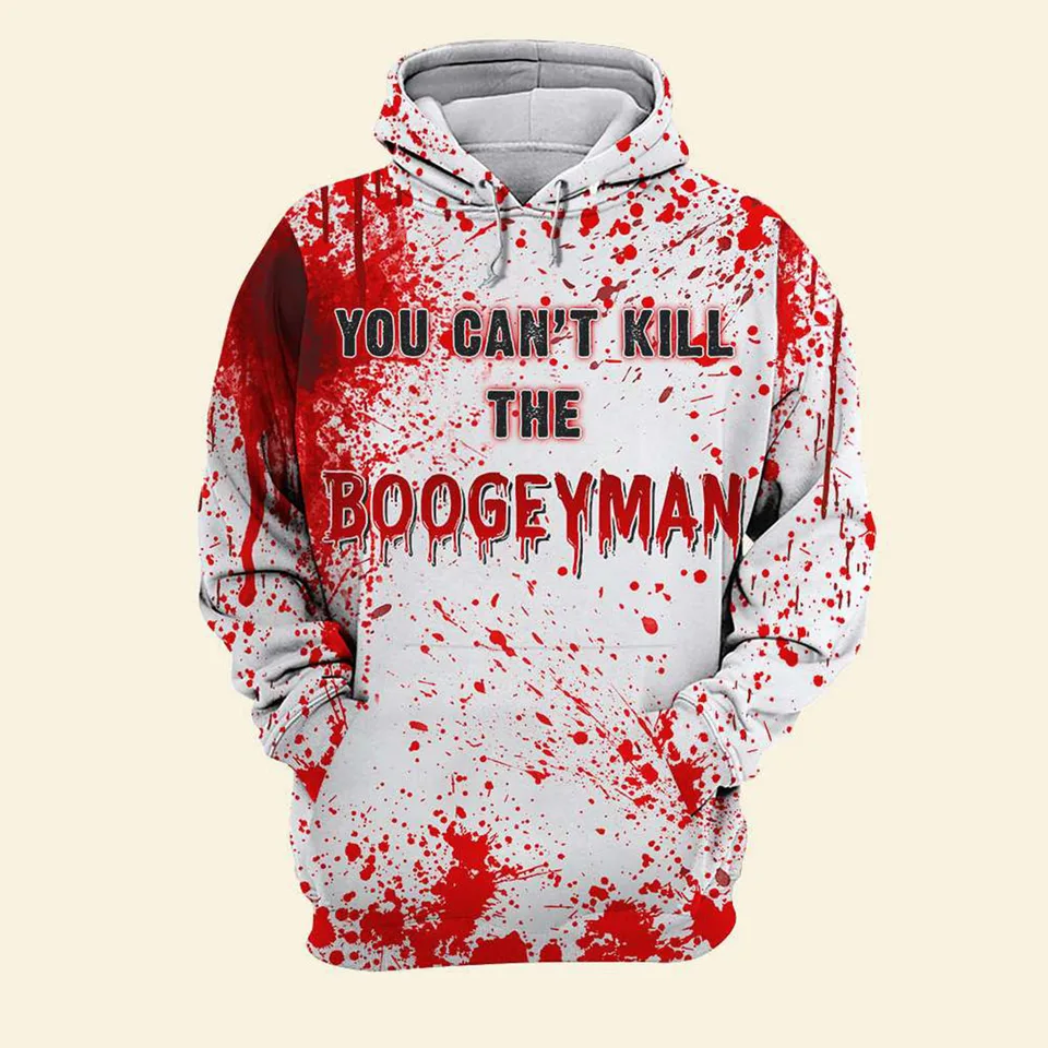 Sweat à Capuche Homme Sanglant – Design Horreur, Parfait Pour Halloween Et Cosplay