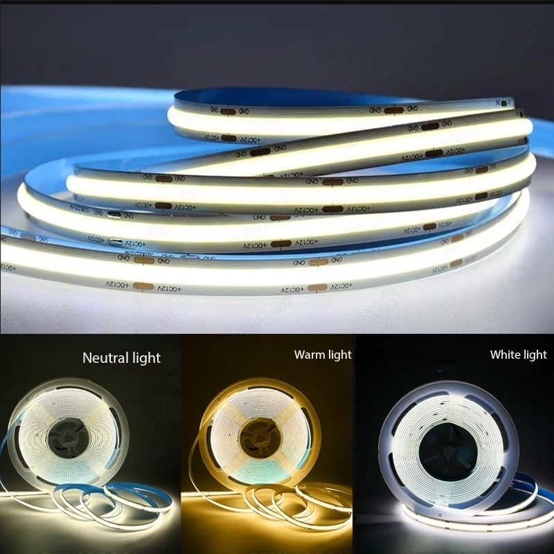 รูปสินค้า ริบบิ้น LED ส่องสว่าง 320 ดวง/เมตร สีขาว 3000K-6000K