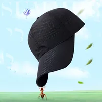 Breathable Baseball Cap Solid Thin Mesh Portable Quick Dry Sun Hat For Women Men Golf Caps Tennis Running Hiking Camping - Image 3