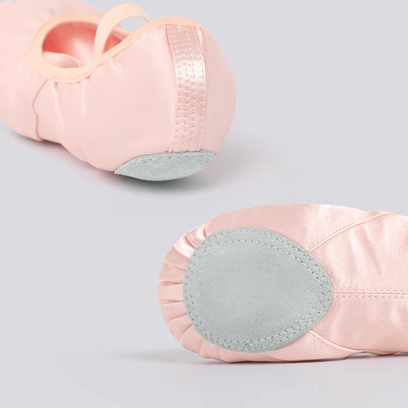 Satin Ballet Shoes with Ribbon Girls Kids Women Soft Sole Dance Shoe Ballerina Shoes Practice Ballet Slippers Ballet Flats 5