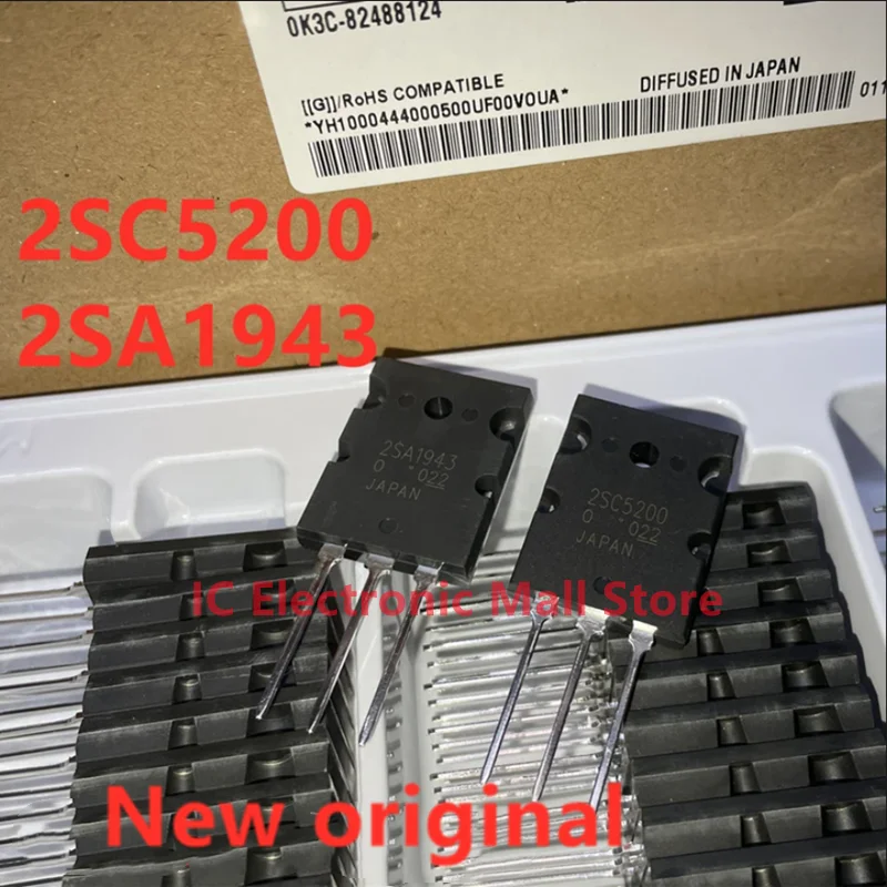 日本のアンプトランジスタ,100% 本物のトランジスタ,2sc5200 2saur