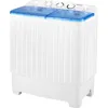 Portable Washing Machine, Mini Twin Tub Washer and Dryer Combo with 17.6 lbs Large Capacity, for Apartment, Dorm, RV, Camping 1