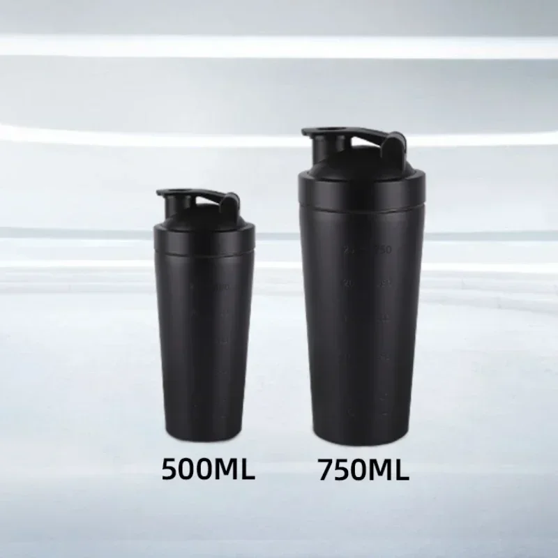 Shaker Protein Metal Shaker Fitness 500/750ml Stainless Steel Water Bottle Cup Mixer water bottle,sports water bottle,sports bottle,stainless steel water bottle,shaker bottle