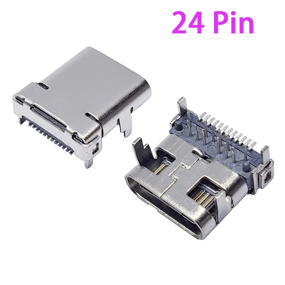2 pces tipo c usb jack tomada de 01