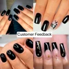 KODIES GEL Pure Black Gel Nail Polish 15ML Semi Permanent UV/LED Glitter Shimmer Manicure Esmalte Nail Gel Lacquer Soak Off Lak 6