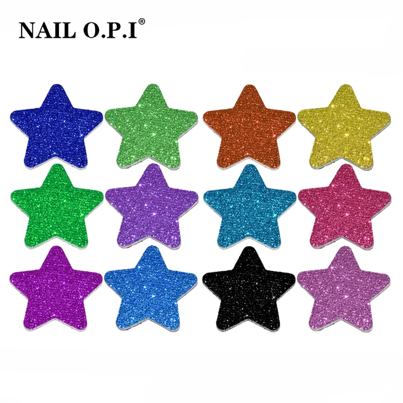 25/50 Pz Pentagramma Mini Nail Art File Materiale Professionale Unghie Spugna Strumenti Di Lucidatura Lime Abrasive Lime A Ongle Per Manicure