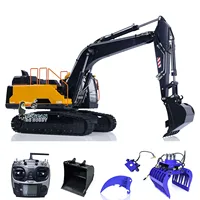In Stock 1/14 RC Excavator EC380 Hydraulic Radio Control Metal RC Construction Truck Finished Digger Cars Vehicle Toy Model 2