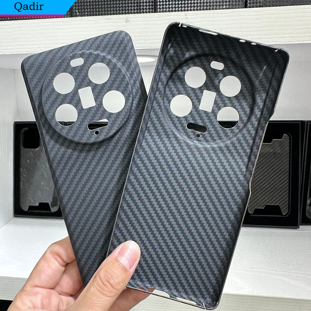 

QADIR Real carbon fiber case For xiaomi mi 13ultra case ultra-light Thin Aramid Fiber Phone Cover for mi 13ultra