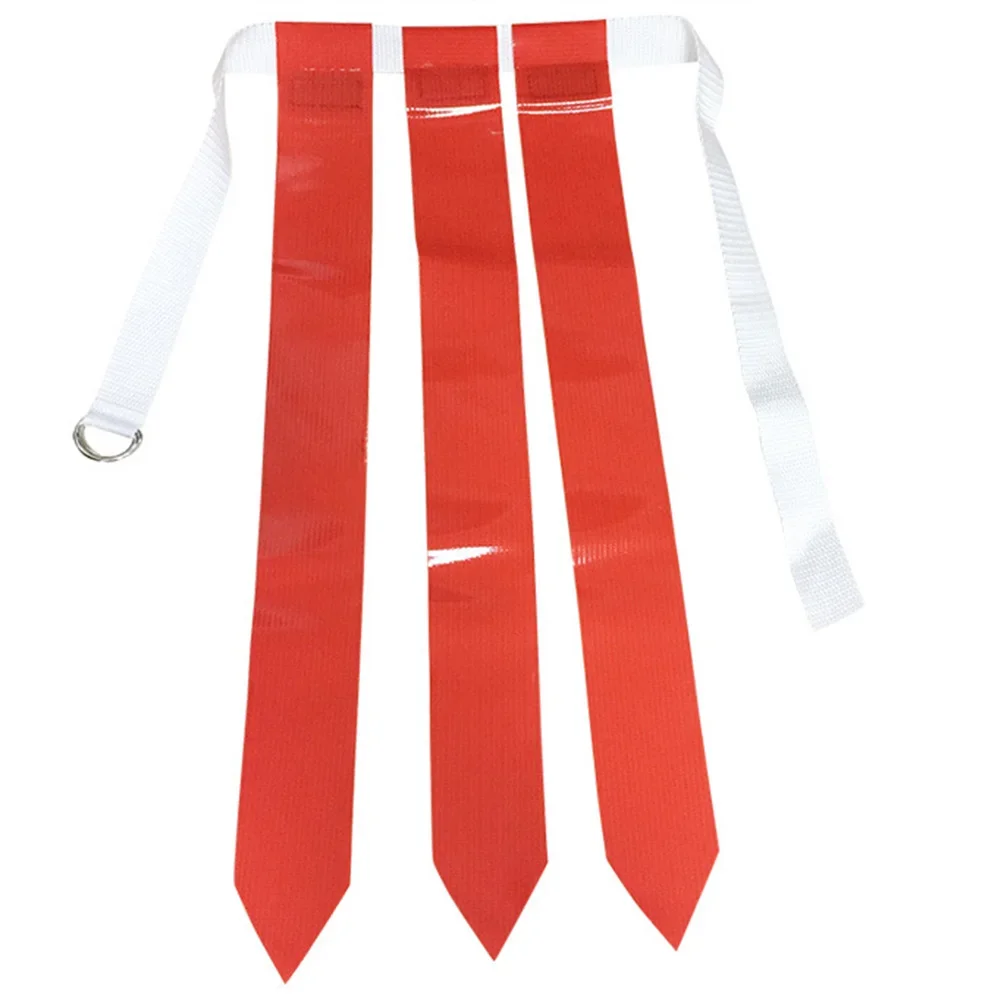 Football Waist Flag Nylon+PVC 110cm 5 Colours Accessories Belt Chasing Flag Football Game Non Touch Ribbon Rugby
