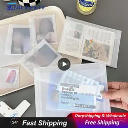 Card Case Storage Small And Portable Packing Bag Approximately 2.2g 3 Options Card Cover Protective Bag Translucent Water Proof