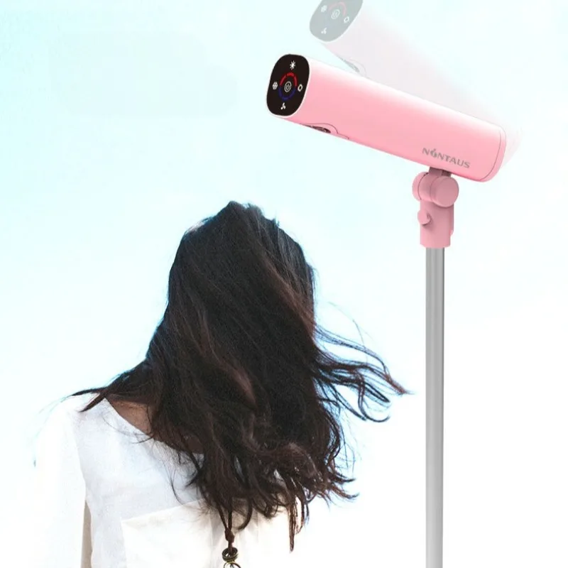 ไดร์เป่าผม 1600 วัตต์ แบบตั้งพื้น ใช้งานแบบแฮนด์ฟรี ปรับความสูงและมุมได้ ไดร์เป่าผม 2 ระดับความเร็ว ออกแบบมาสำหรับผู้สูงอายุ เด็ก และสัตว์เลี้ยง 1