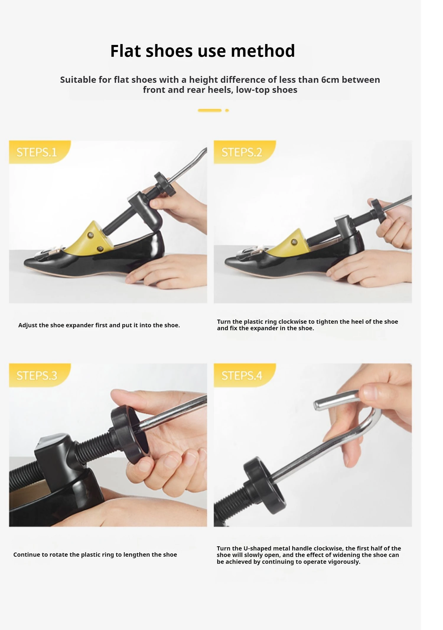 2Pcs Professionelle Schuh Bäume Einstellbare Länge Breite Schuhe Bahre Stiefel Turnschuhe Schuh Bahren Männer Frau Heels Schuhe Baum – Detail 14