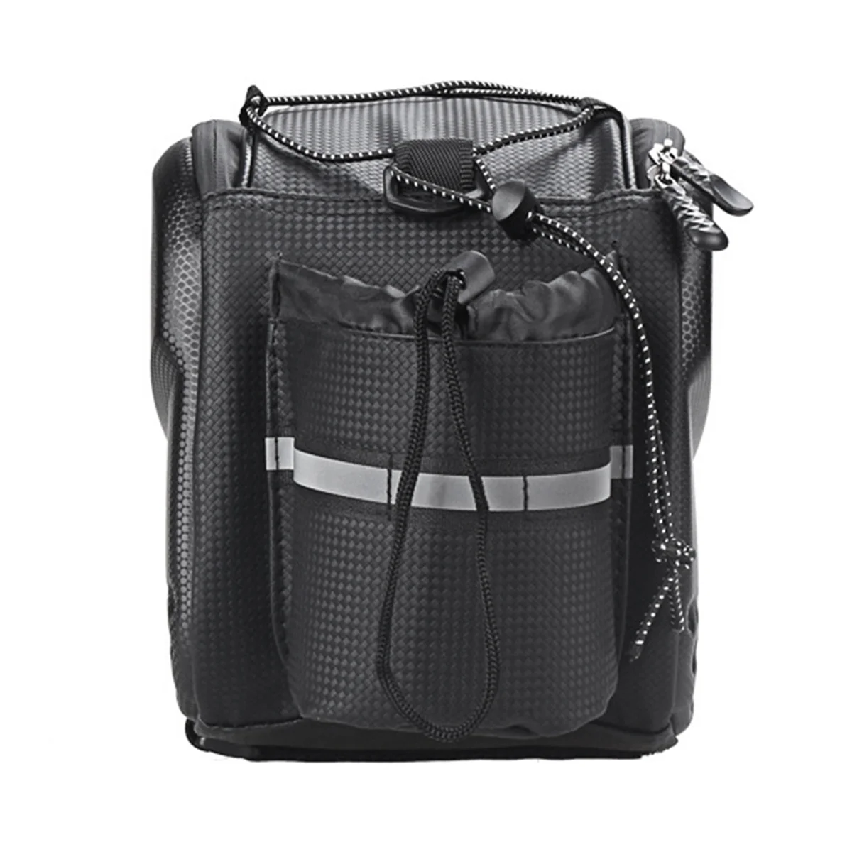BAAU Bike Rack Bag, Waterproof EVA Hard Shell Bike Bag 10L for Bicycle Rear Rack, for Cycling, Commuting, Outdoor Hiking