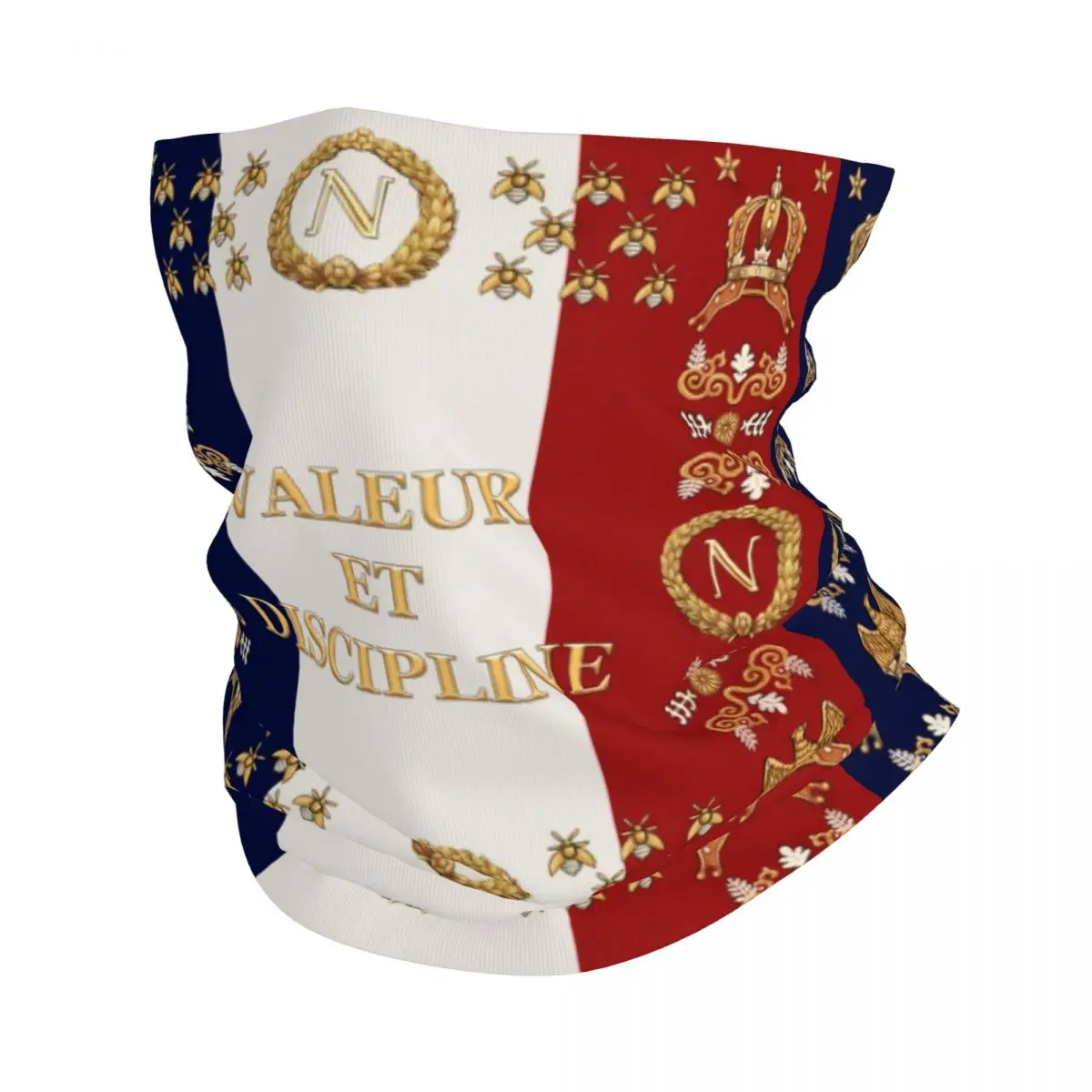 

Napoleonic French Regimental Flag Bandana Neck Gaiter Discipline Balaclavas Wrap Scarf Cycling Hiking Unisex Adult Breathable