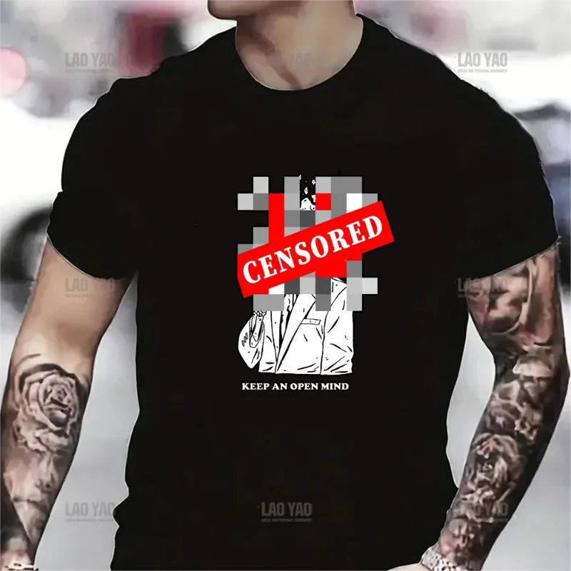 

Модная Повседневная свободная и дышащая мужская футболка, повседневные спортивные топы для бега и ходьбы, уличная одежда в стиле хип-хоп с принтом черепа