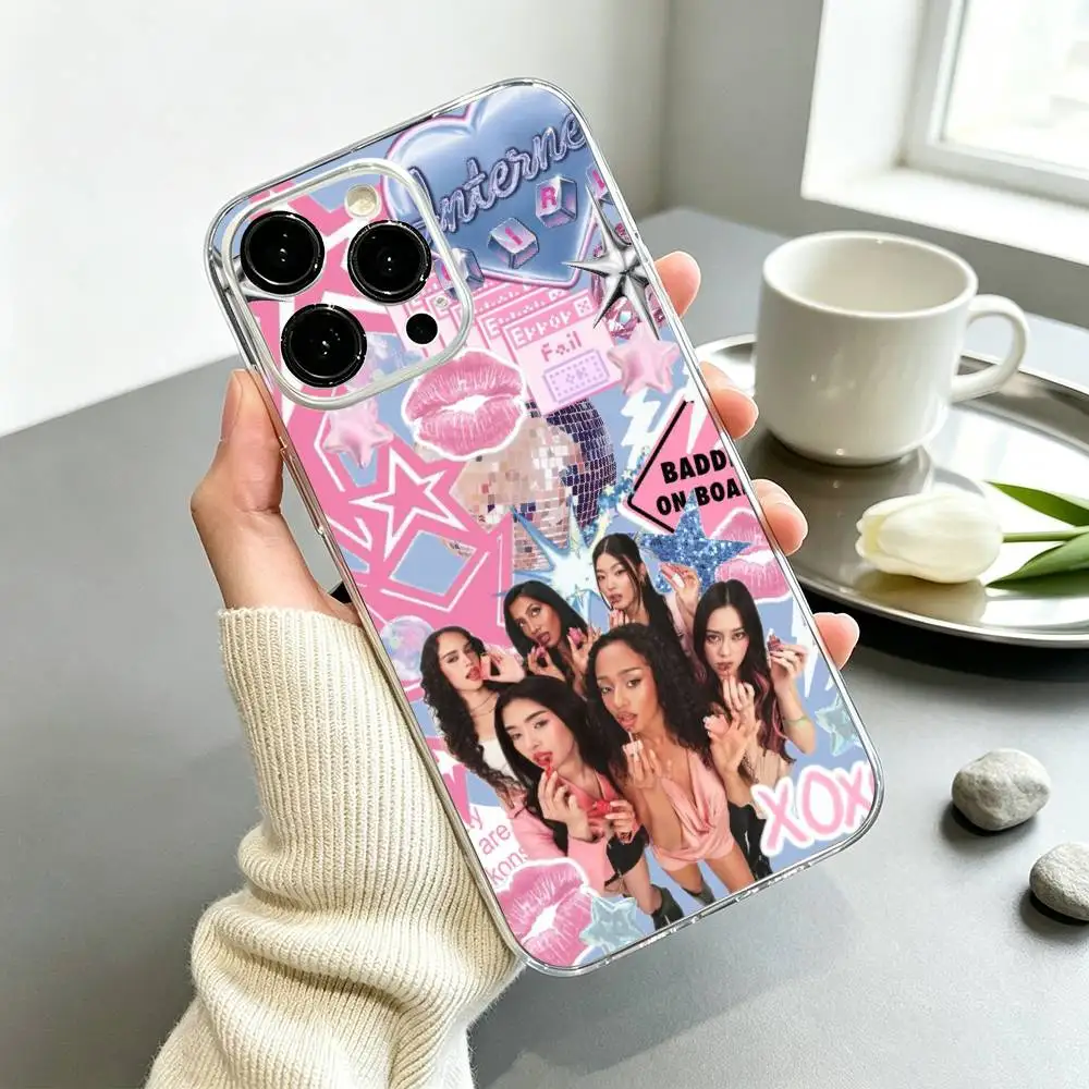 KATSEYE Stylish Transparent Kpop Idol Phone Case