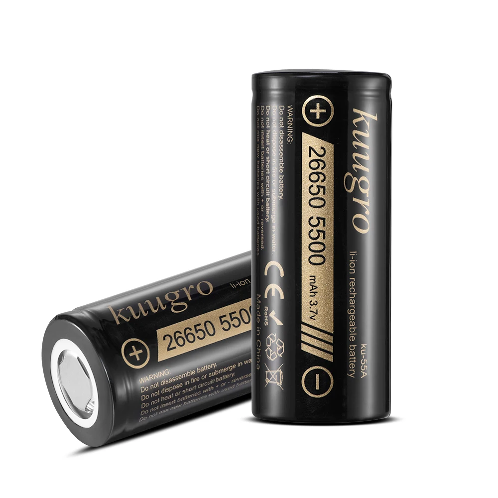 Oplaadbare 26650 Batterijen - Krachtige Lithium-Ion Batterijen voor