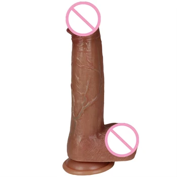 Six Models Realistic Makeup Dildos Silicone Big Penis Anal Sex Toys For Women Strapon Female Masturbation Vagina Orgasm Gag Dick 6